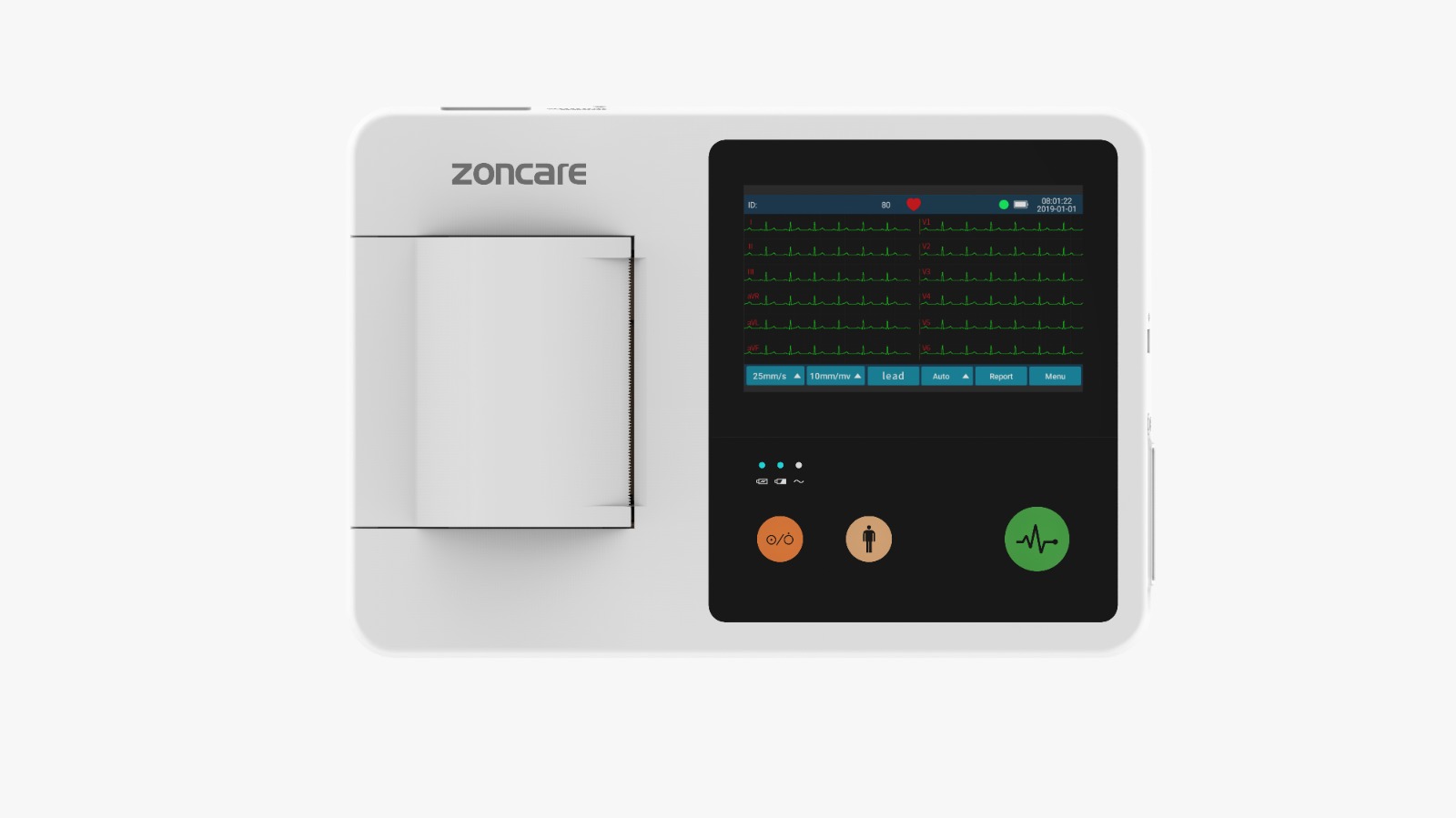 Zoncare E-30 Electrocardiograph 3-channel (ECG)